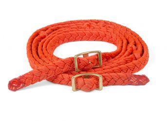 Braided Barrel Reins 8' - Multiple Color Options. - KP Pet Supply