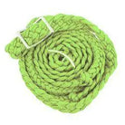 Braided Barrel Reins 8' - Multiple Color Options. Lime Green Horse