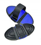 Flexible Blue and Black Plastic Curry with adjustable hand loop.