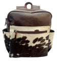 Hair on Cowhide Leather Backpack