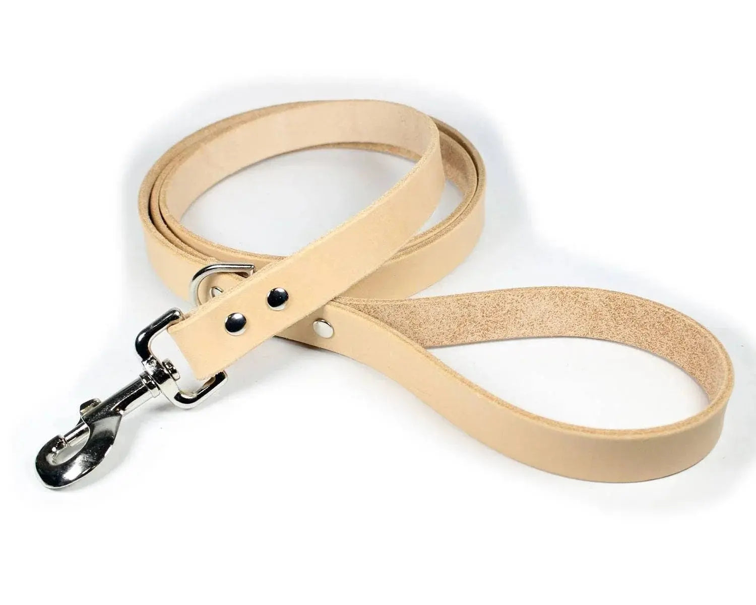 Natural Thick Leather Dog Leash Dog
