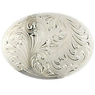 Engraved German Silver Belt Buckle Belts