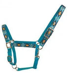 3ply Nylon Horse Sized Halter with Southwest design overlay Horse