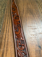 Leather Tooled Dog Collar Dog