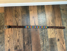 Handmade Leather Rainbow Beaded Tooled Belt Belts