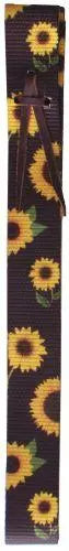 Sunflower Latigo Tie Strap Horse