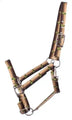 Premium Nylon Horse Sized Halter with cactus design