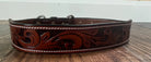 Leather Tooled Dog Collar Dog