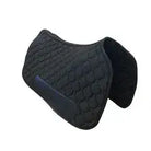 New Benefab Therapeutic Western black quilted saddle pad with diamond pattern