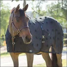 NEW Mini BeneFab Rejuvenate SmartScrim dark gray horse blanket with black studs and silver buckles