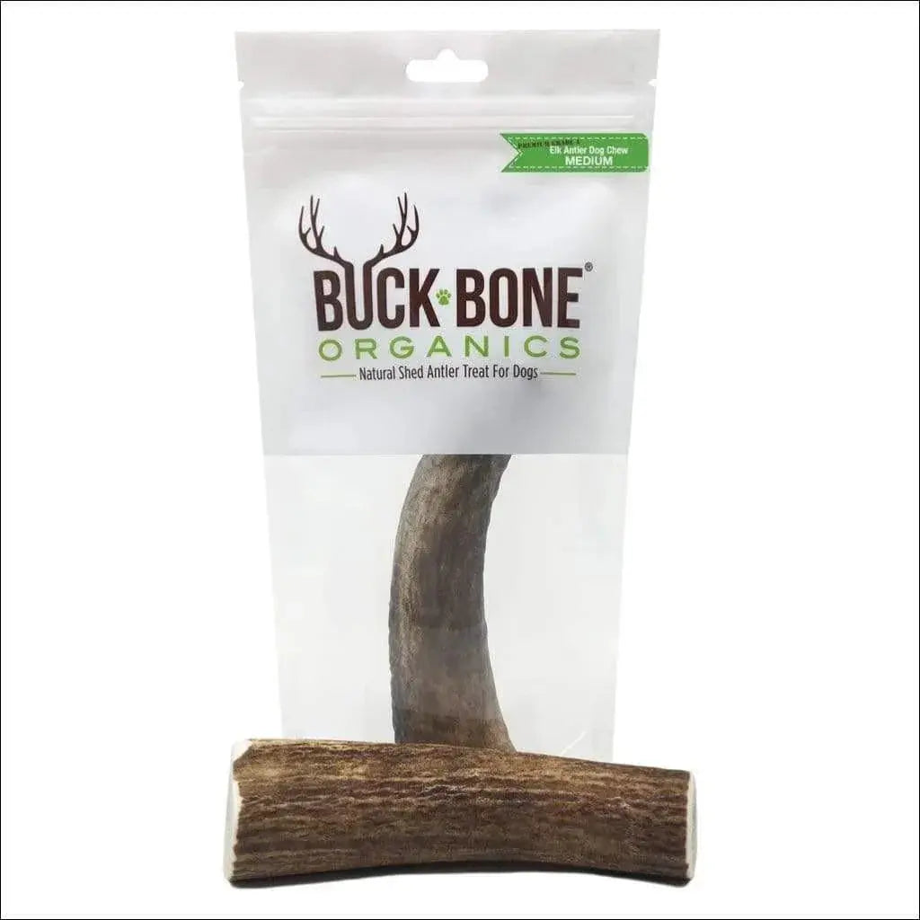 Buck Bone Organics Whole Elk Antler Dog Chew- Multiple Sizes Dog