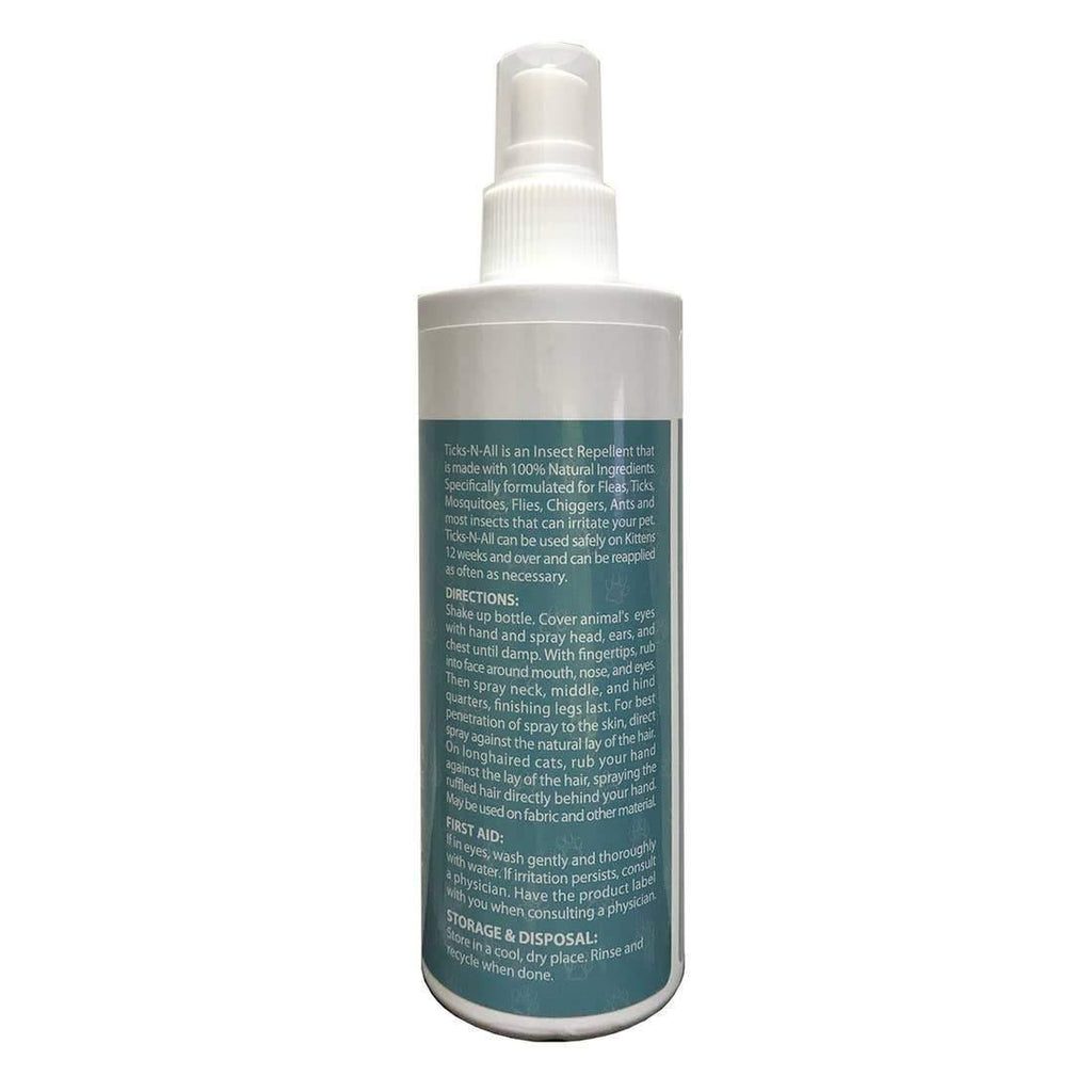 All Natural Flea & Tick 4 Cats 8oz - KP Pet Supply