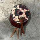 Leather bit guards with python design Horse Tack