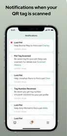 PET ID TAG Global Pet Security QR code Dog