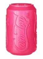 Sodapup Puppy Can Toy Durable Rubber Chew Toy & Treat Dispenser For Teething Pups dog chew